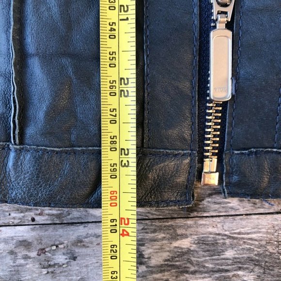 Women’s Small Wilson Leather Moto Style Jacket. Genuine Leather. - Picture 5 of 8